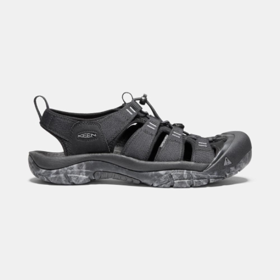 Keen Newport H2 Men's Water Shoes Black | 96410RUDX