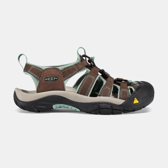 Keen Newport H2 Women's Hiking Sandals Brown Turquoise | 57618FVNC