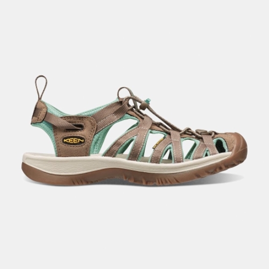 Keen Whisper Women's Hiking Sandals Brown Turquoise | 15962AUGB
